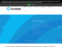Tablet Screenshot of gravitatesolutions.com